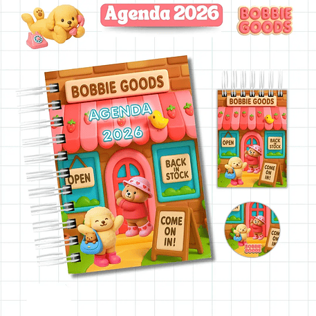 Arquivo Agendas Bobbie Goods 2026 - Van Criações 6