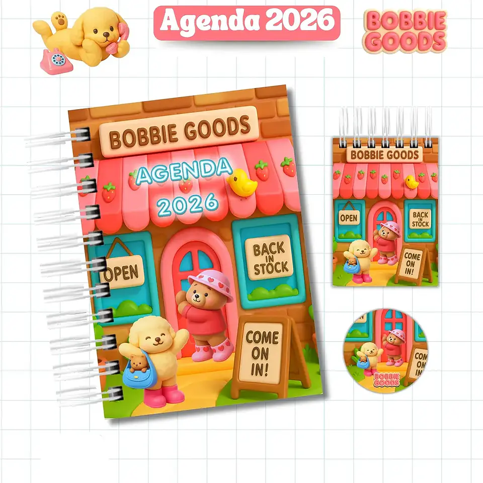 Arquivo Agendas Bobbie Goods 2026 - Van Criações 6