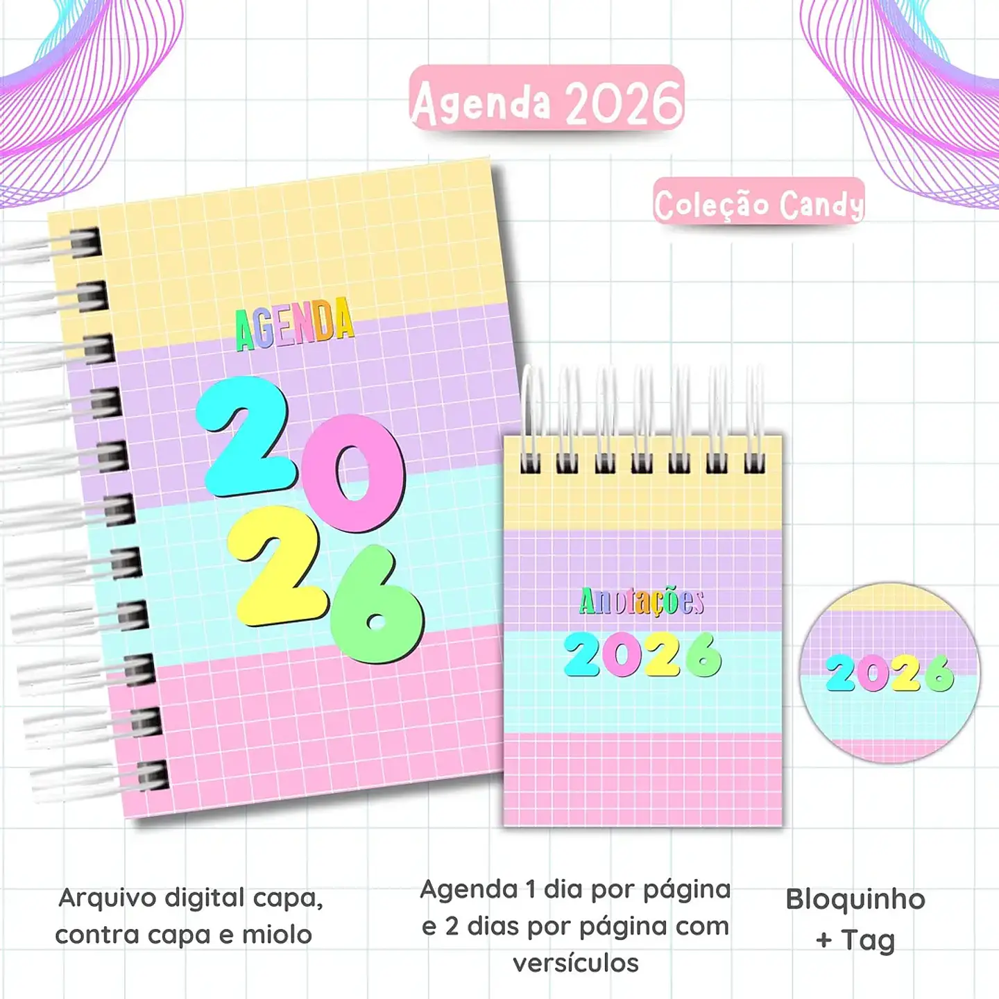 Arquivo Agendas Candy Collor 2026- Van Criações 5