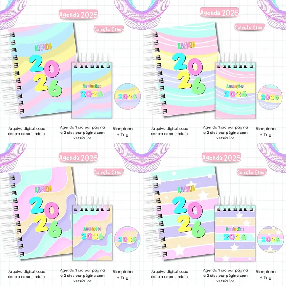 Arquivo Agendas Candy Collor 2026- Van Criações 1