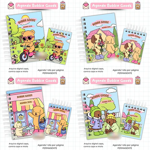 Arquivo Agenda Boobie Goods 2026 - Dat e Perm - VAN