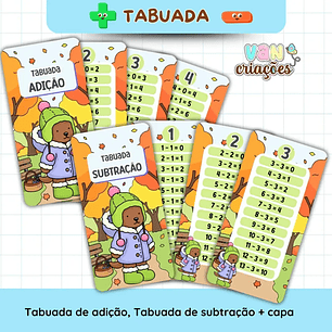 Arquivo Tabuada Bobbie Goods Adição e Subtração- VAN