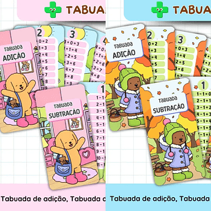 Arquivo Tabuada Bobbie Goods Adição e Subtração- VAN