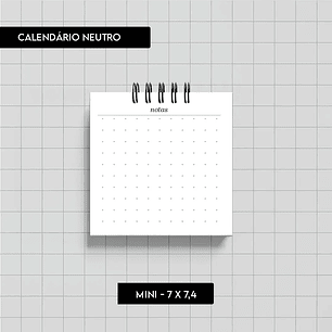 Arquivo Combo Calendário Neutro 2026 - Trilha de Papel
