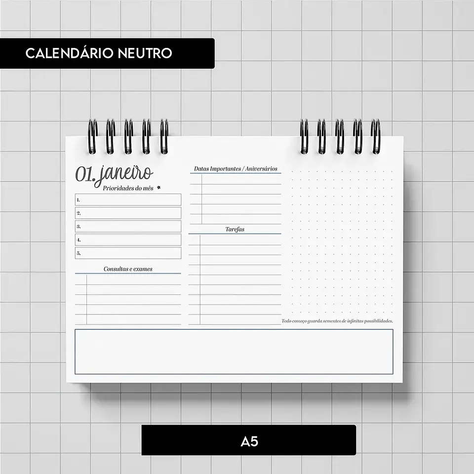 Arquivo Combo Calendário Neutro 2026 - Trilha de Papel 3