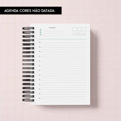 Arquivo Miolo Agenda Cores Não Datada 1DPP E 2DPP - TRILHA DE PAPEL