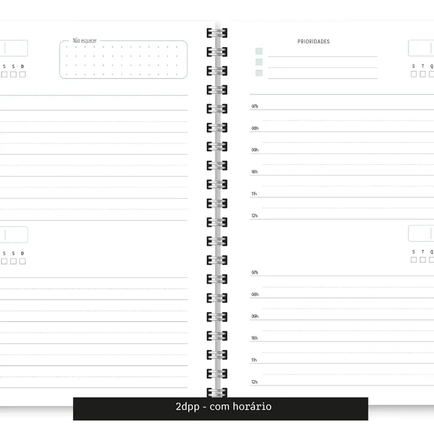 Arquivo Miolo Agenda Cores Não Datada 1DPP E 2DPP - TRILHA DE PAPEL 7