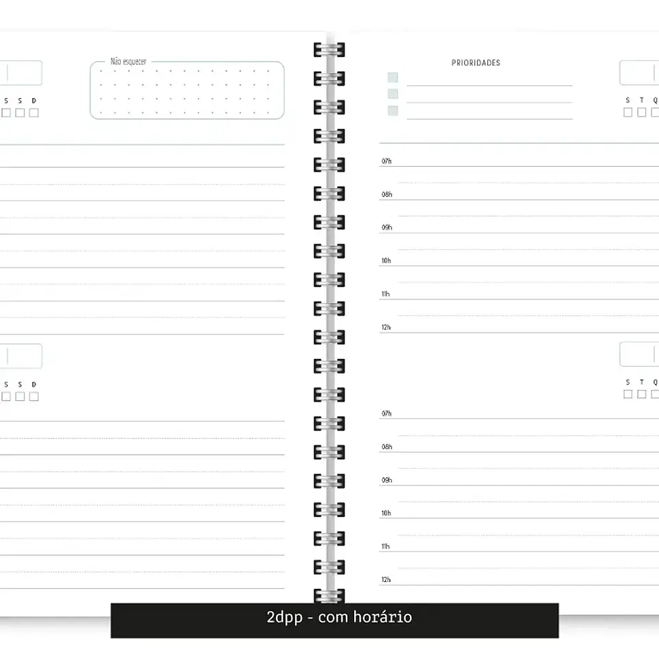 Arquivo Miolo Agenda Cores Não Datada 1DPP E 2DPP - TRILHA DE PAPEL 7