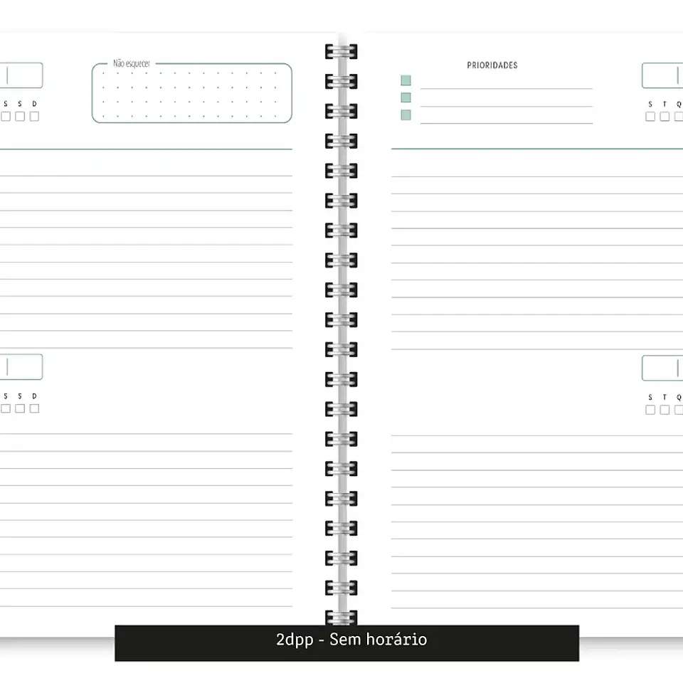 Arquivo Miolo Agenda Cores Não Datada 1DPP E 2DPP - TRILHA DE PAPEL 13