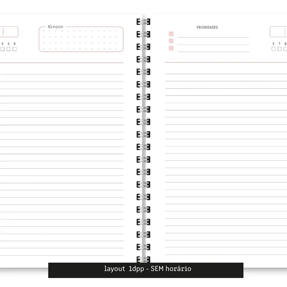 Arquivo Miolo Agenda Cores Não Datada 1DPP E 2DPP - TRILHA DE PAPEL 16
