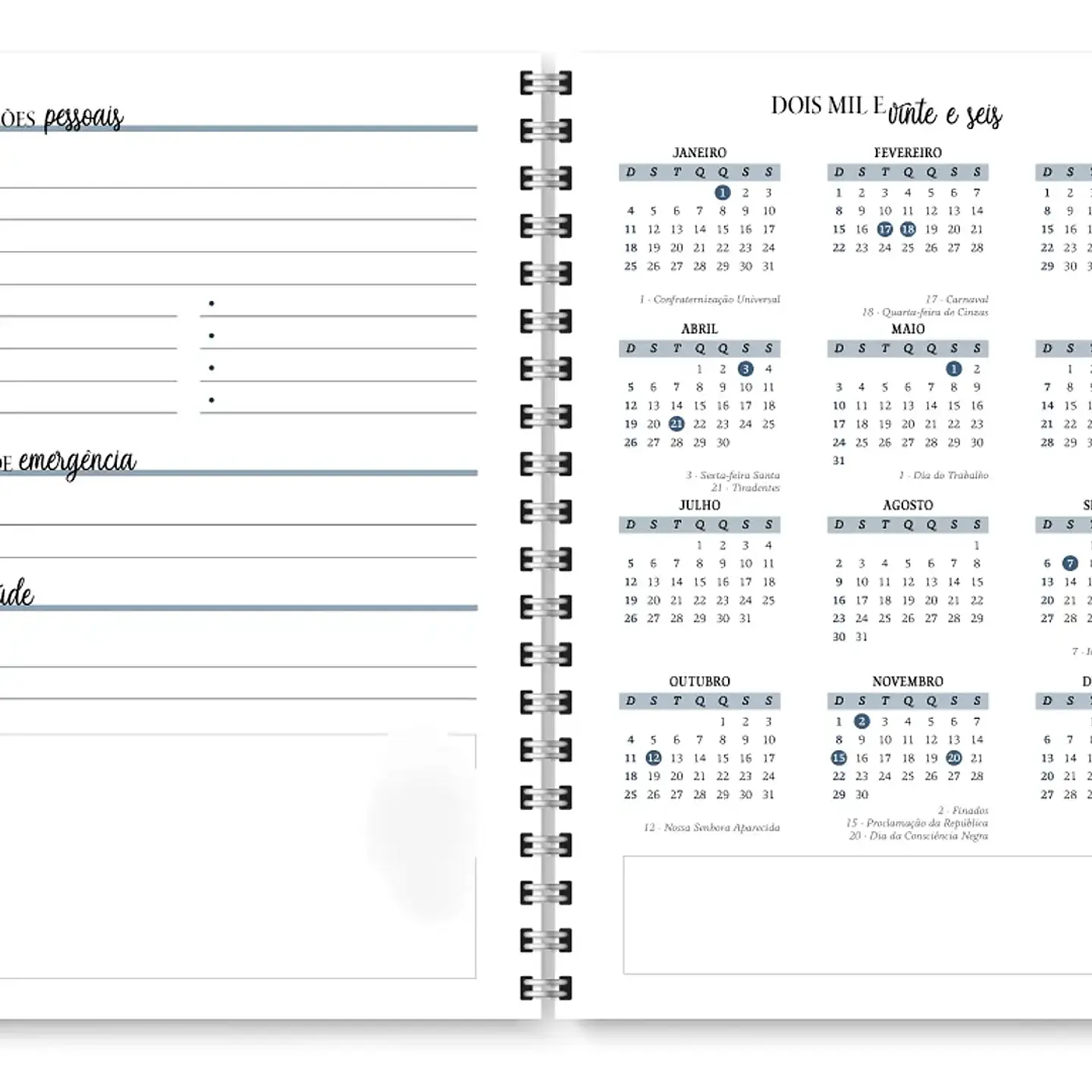 Arquivo Agenda Neutra 2026 - Trilha de Papel 4