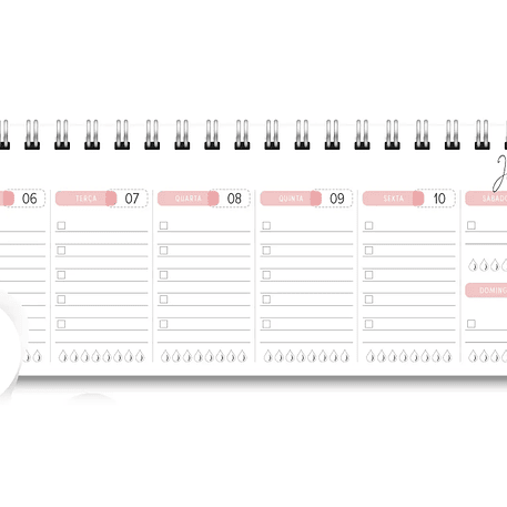 Arquivo Miolo Deskplanner Cores 2026 - Trilha de Papel 3
