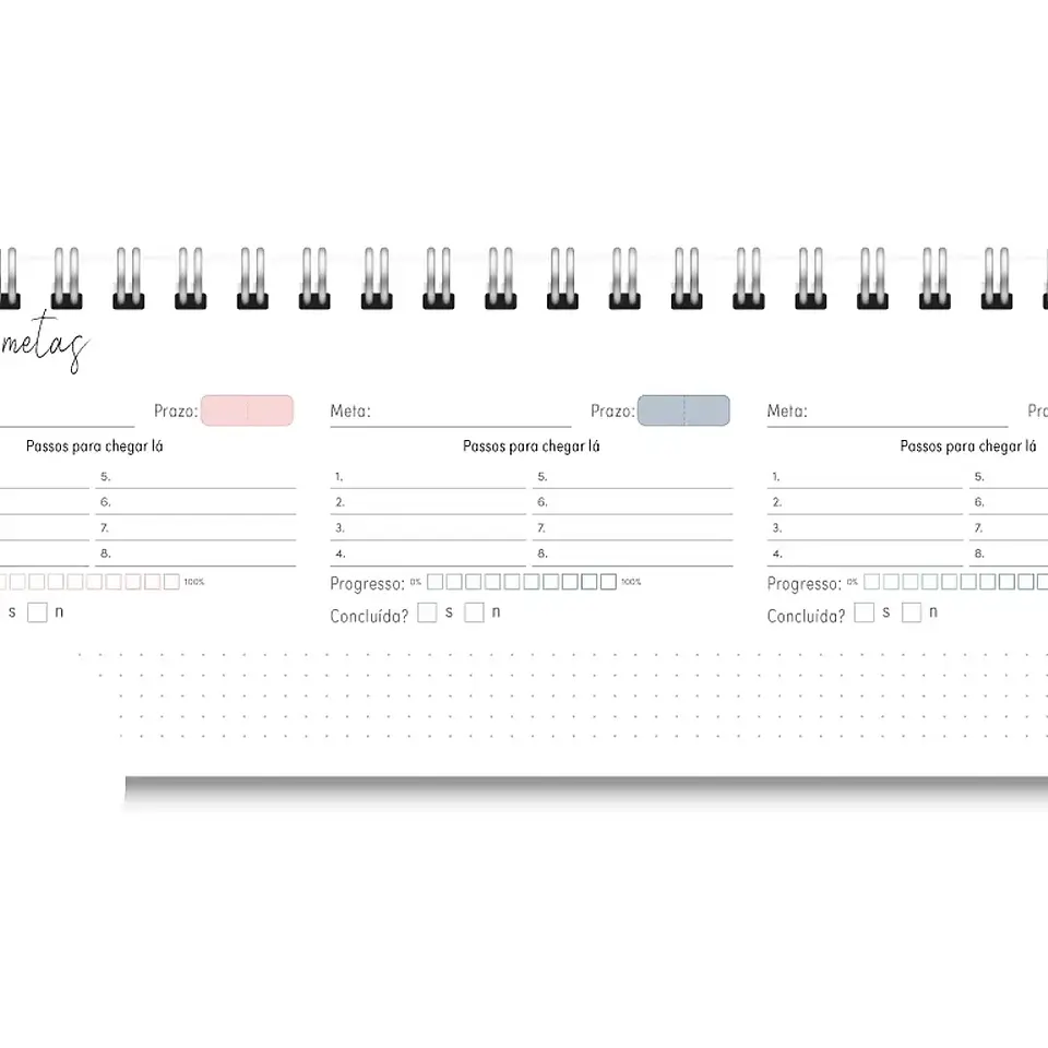 Arquivo Miolo Deskplanner Cores 2026 - Trilha de Papel 5