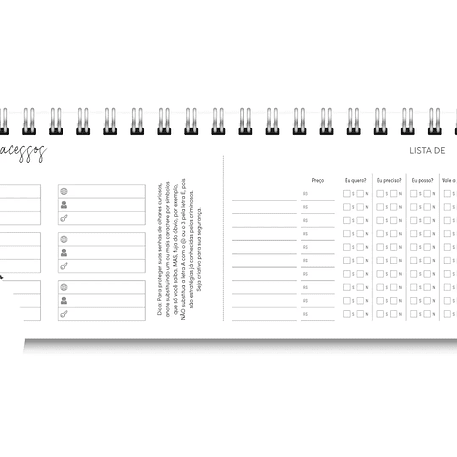 Arquivo Miolo Deskplanner Cores 2026 - Trilha de Papel 6