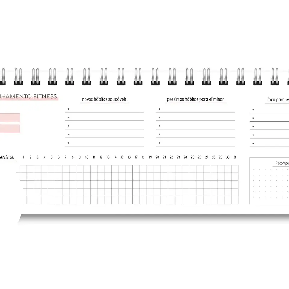 Arquivo Miolo Deskplanner Cores 2026 - Trilha de Papel 7