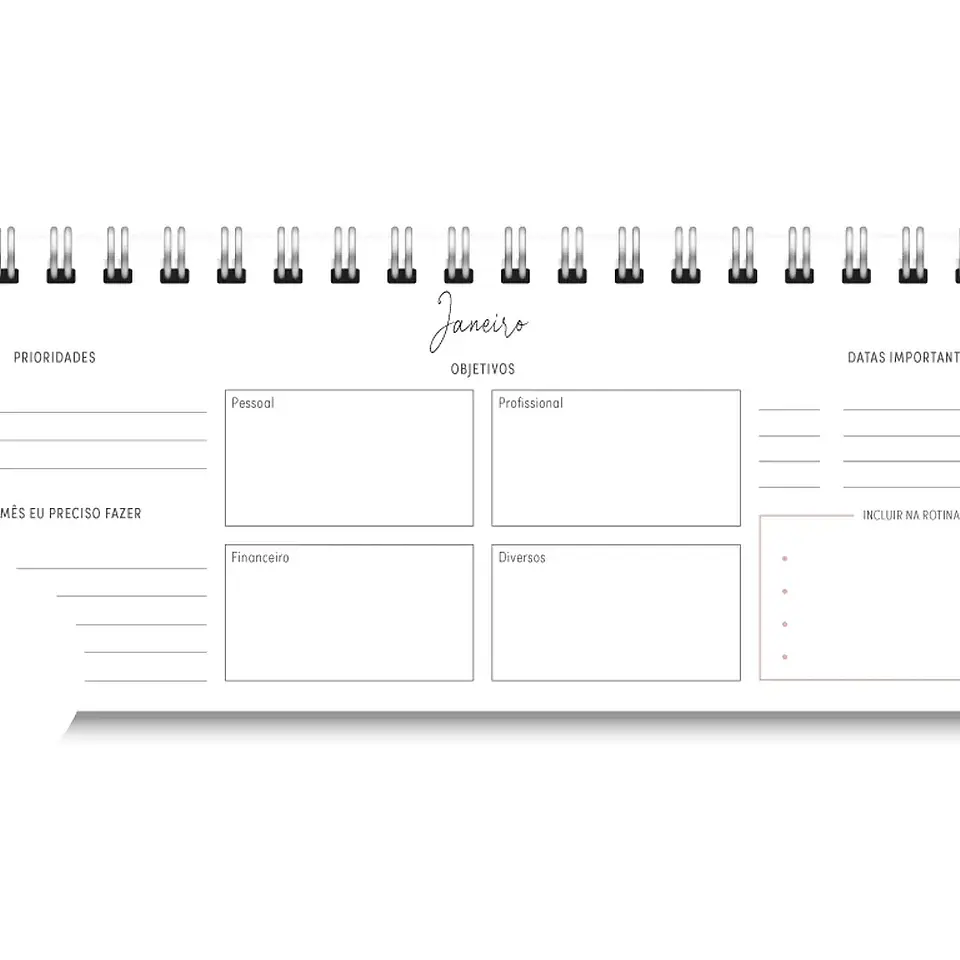 Arquivo Miolo Deskplanner Cores 2026 - Trilha de Papel 8