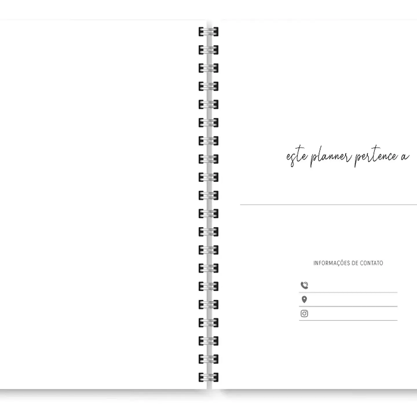 Arquivo Miolo Planner Cores 2026 - Trilha de Papel 10