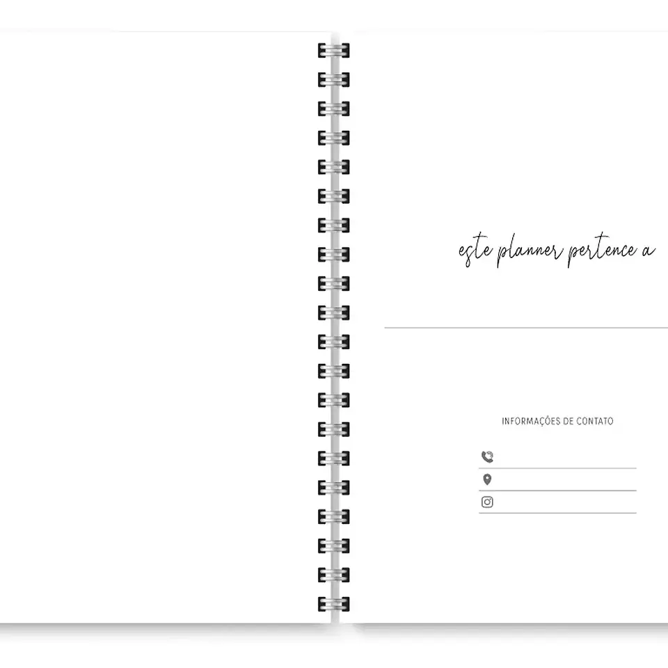 Arquivo Miolo Planner Cores 2026 - Trilha de Papel 10