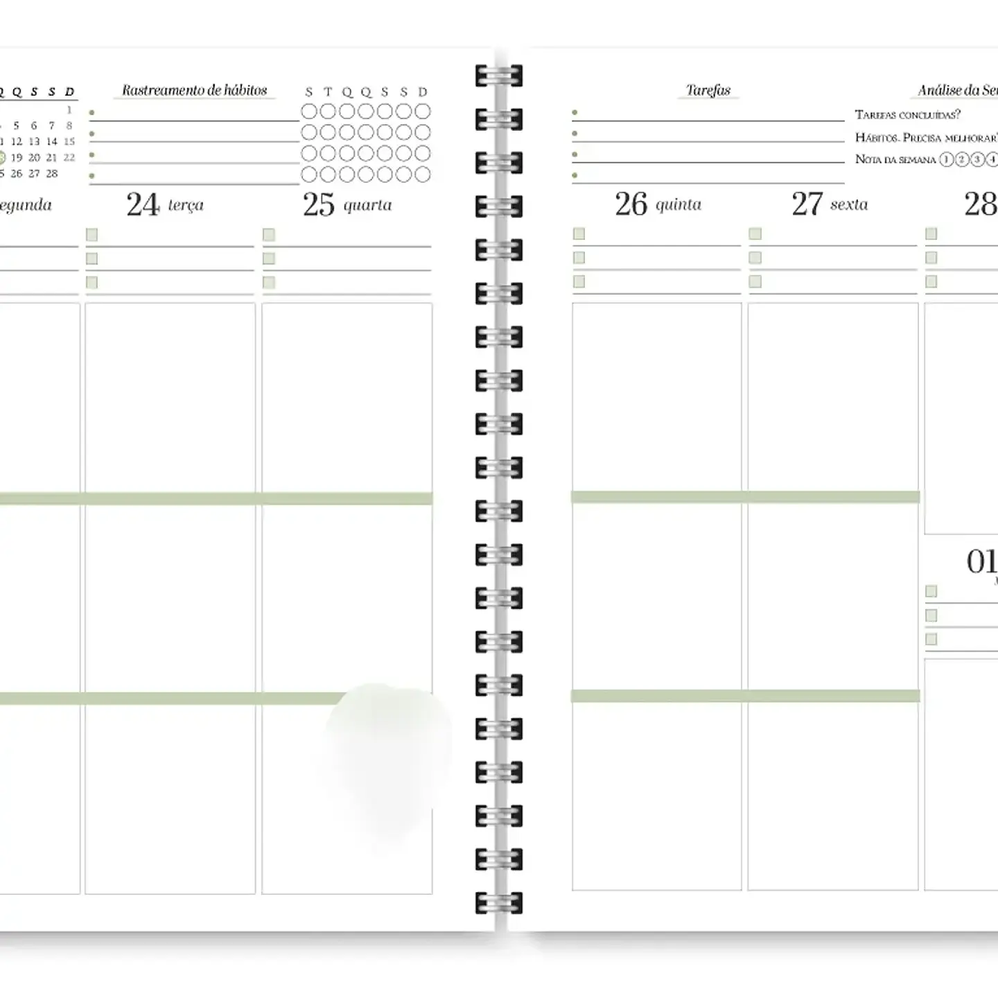 Arquivo Planner Neutro 2026 - Trilha de Papel 2