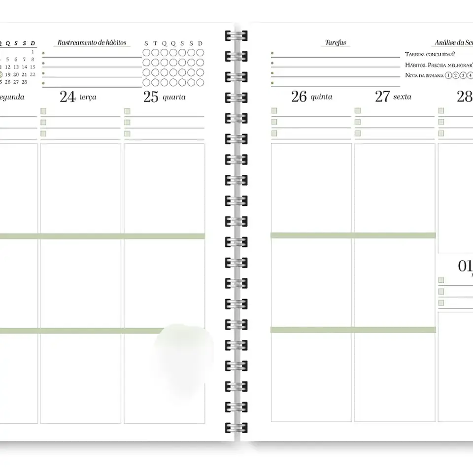 Arquivo Planner Neutro 2026 - Trilha de Papel 2