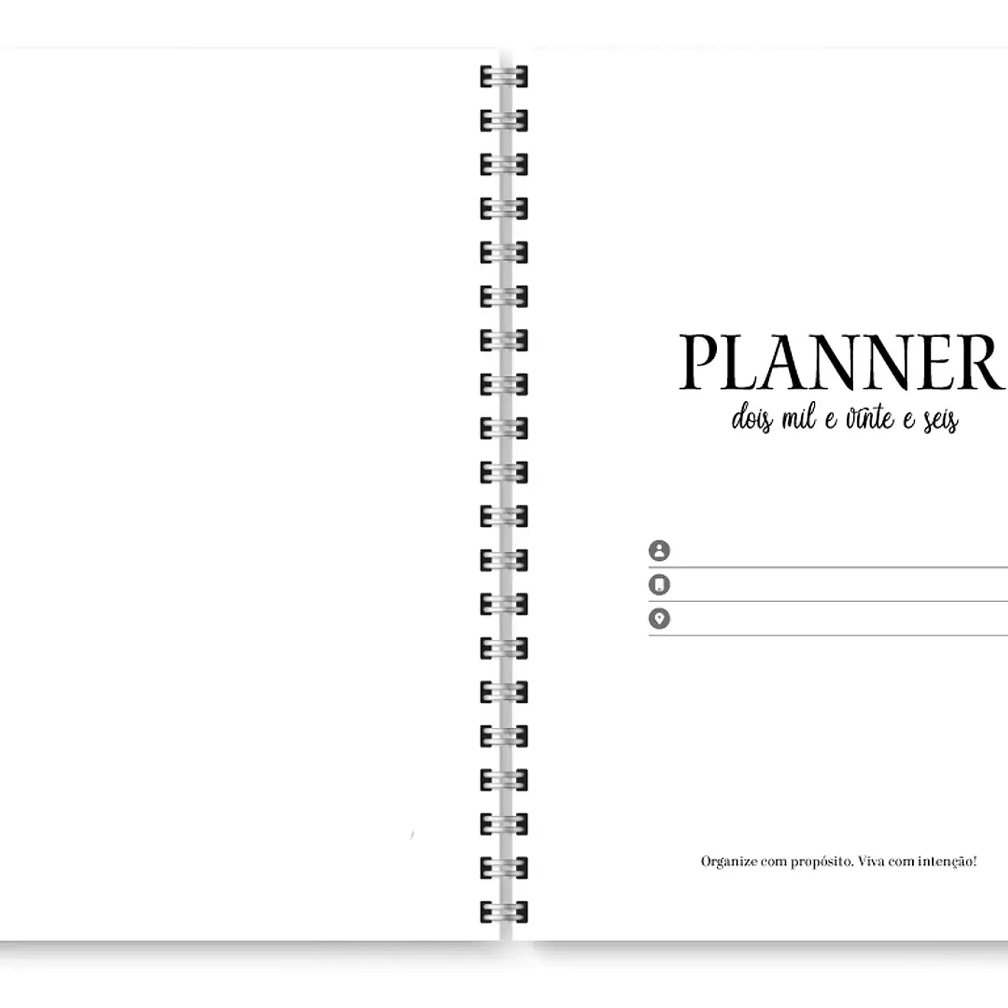 Arquivo Planner Neutro 2026 - Trilha de Papel 3