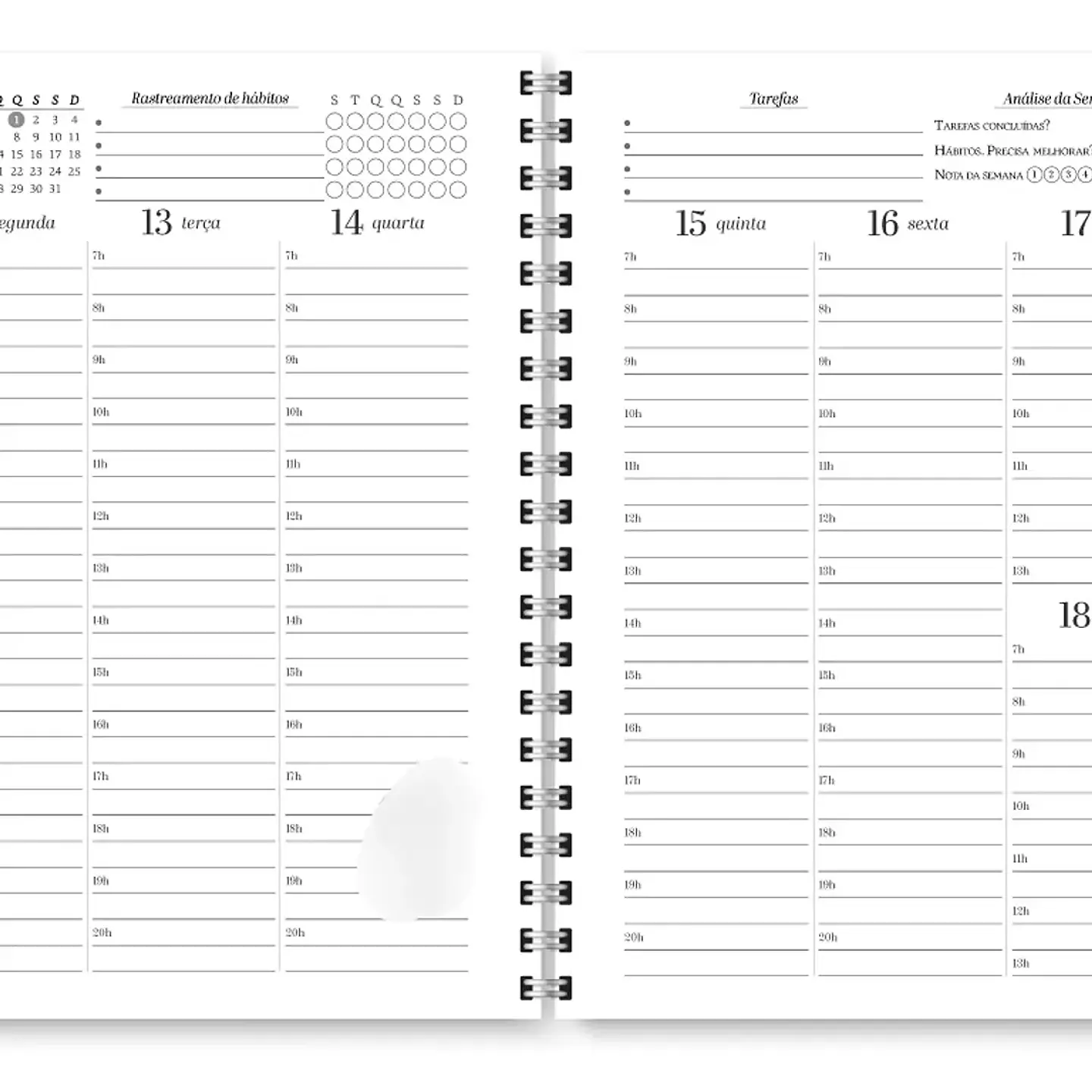 Arquivo Planner Neutro 2026 - Trilha de Papel 4