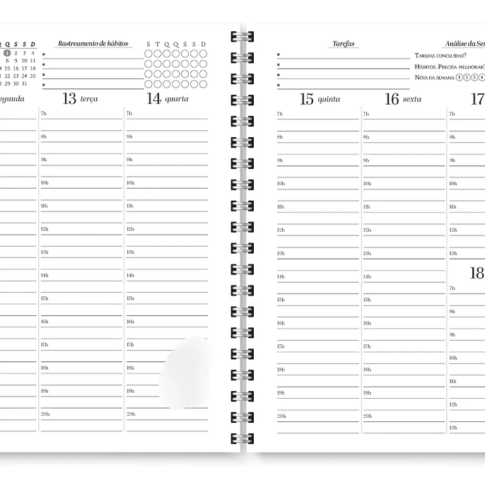 Arquivo Planner Neutro 2026 - Trilha de Papel 4