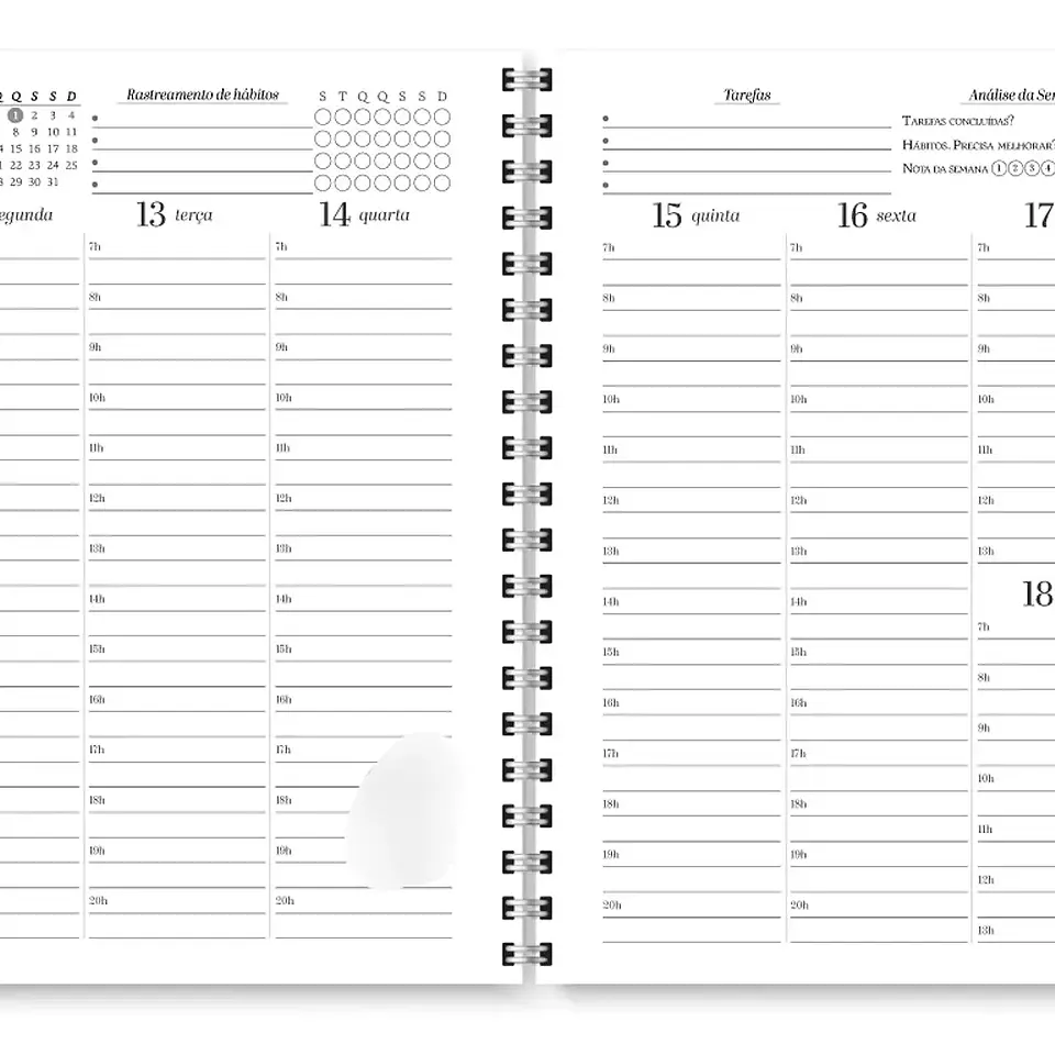 Arquivo Planner Neutro 2026 - Trilha de Papel 4