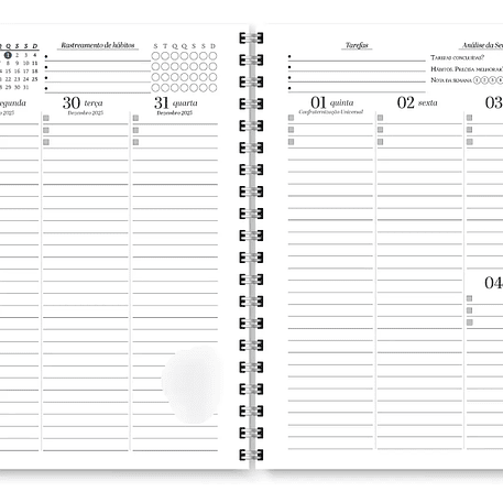 Arquivo Planner Neutro 2026 - Trilha de Papel 6