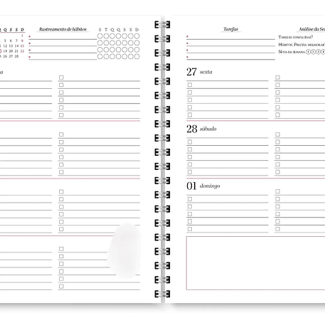 Arquivo Planner Neutro 2026 - Trilha de Papel 7