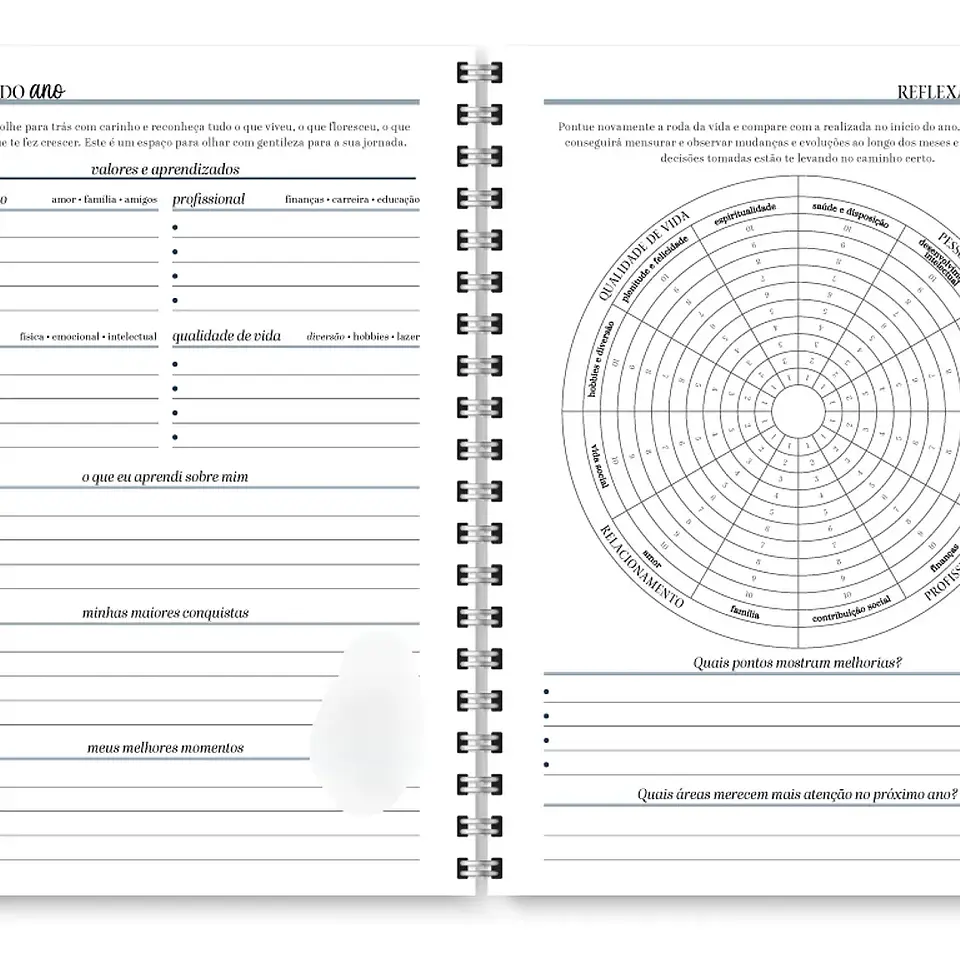 Arquivo Planner Neutro 2026 - Trilha de Papel 11
