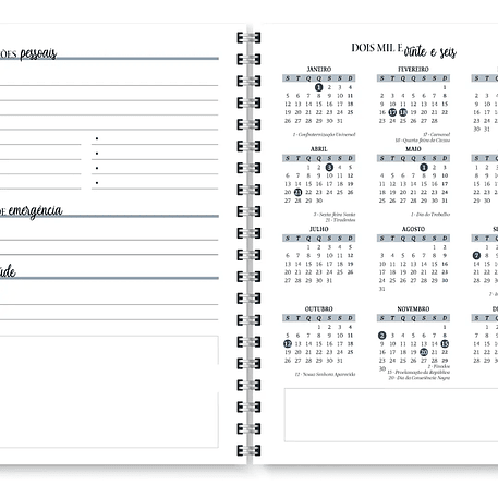 Arquivo Planner Neutro 2026 - Trilha de Papel 14