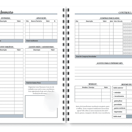 Arquivo Planner Neutro 2026 - Trilha de Papel 16