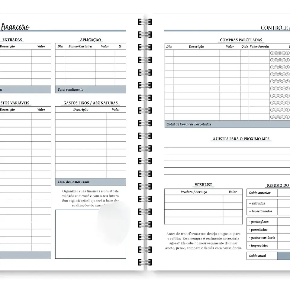 Arquivo Planner Neutro 2026 - Trilha de Papel 16