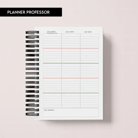 Arquivo Planner Professores - Trilha de Papel