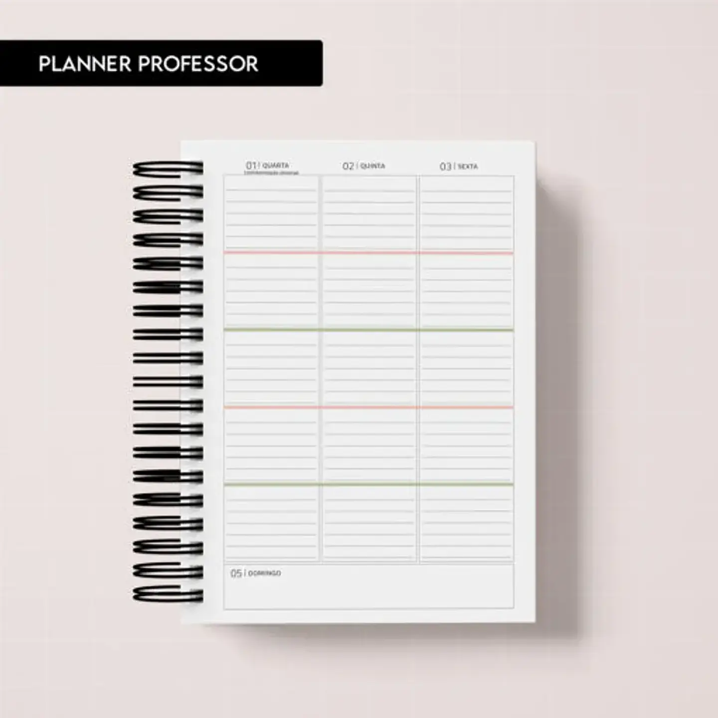 Arquivo Planner Professores - Trilha de Papel 1