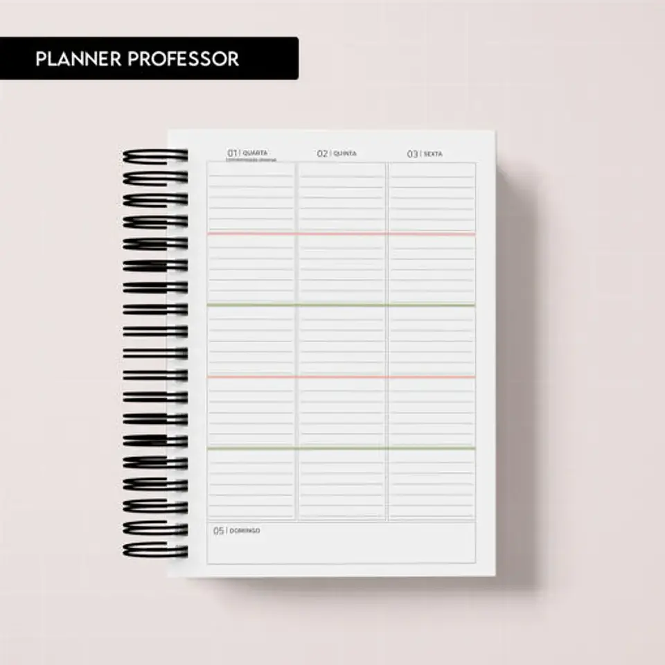 Arquivo Planner Professores - Trilha de Papel 1