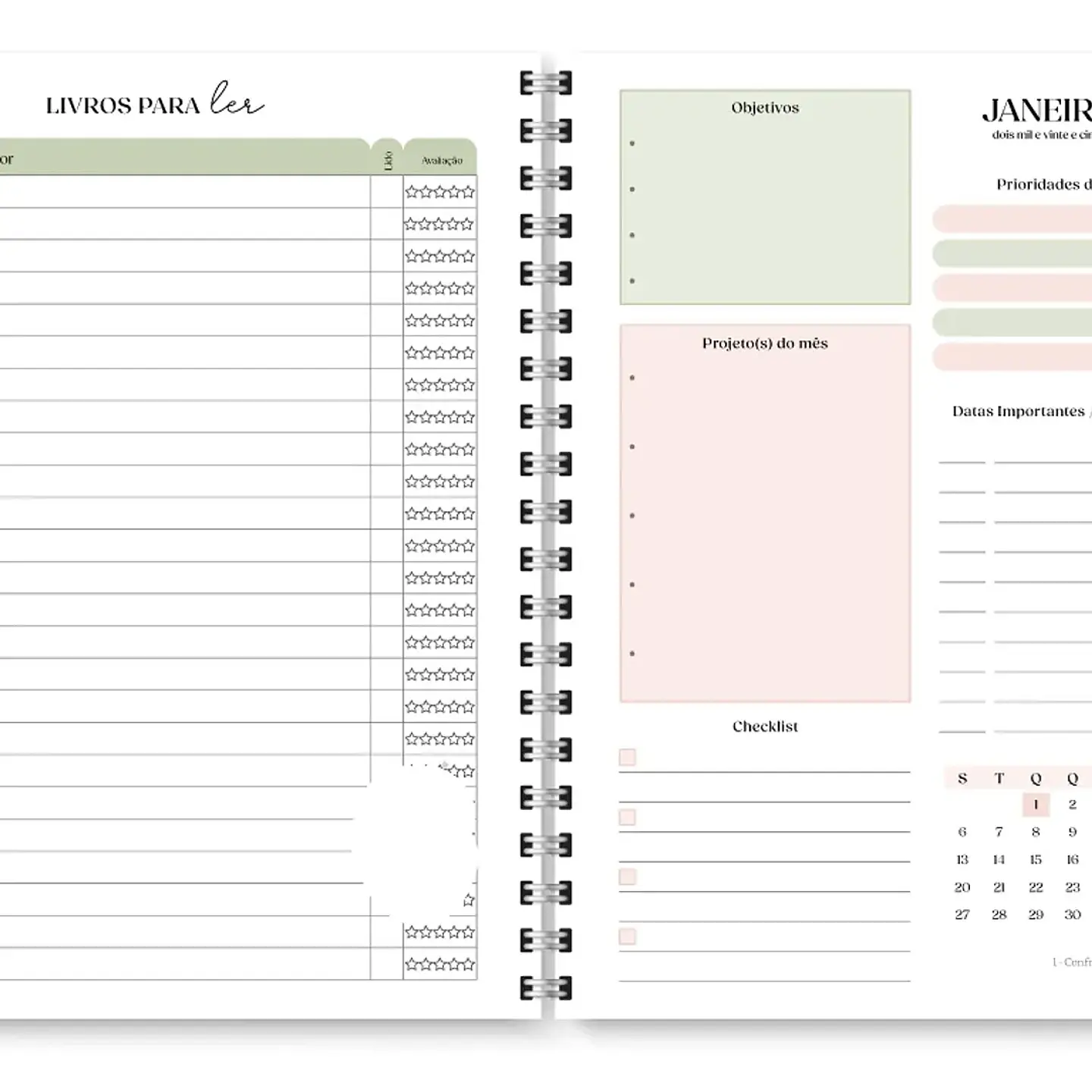 Arquivo Planner Professores - Trilha de Papel 6