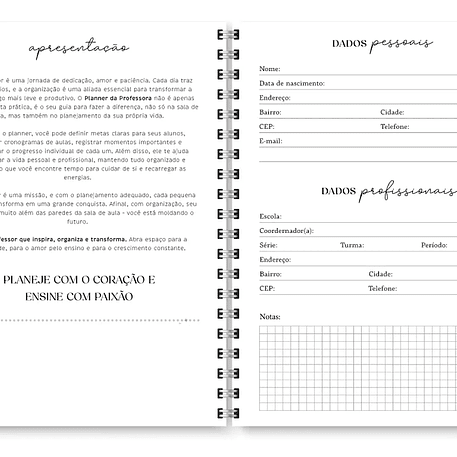 Arquivo Planner Professores - Trilha de Papel 10