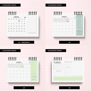Arquivo Calendário Spring - Trilha de Papel