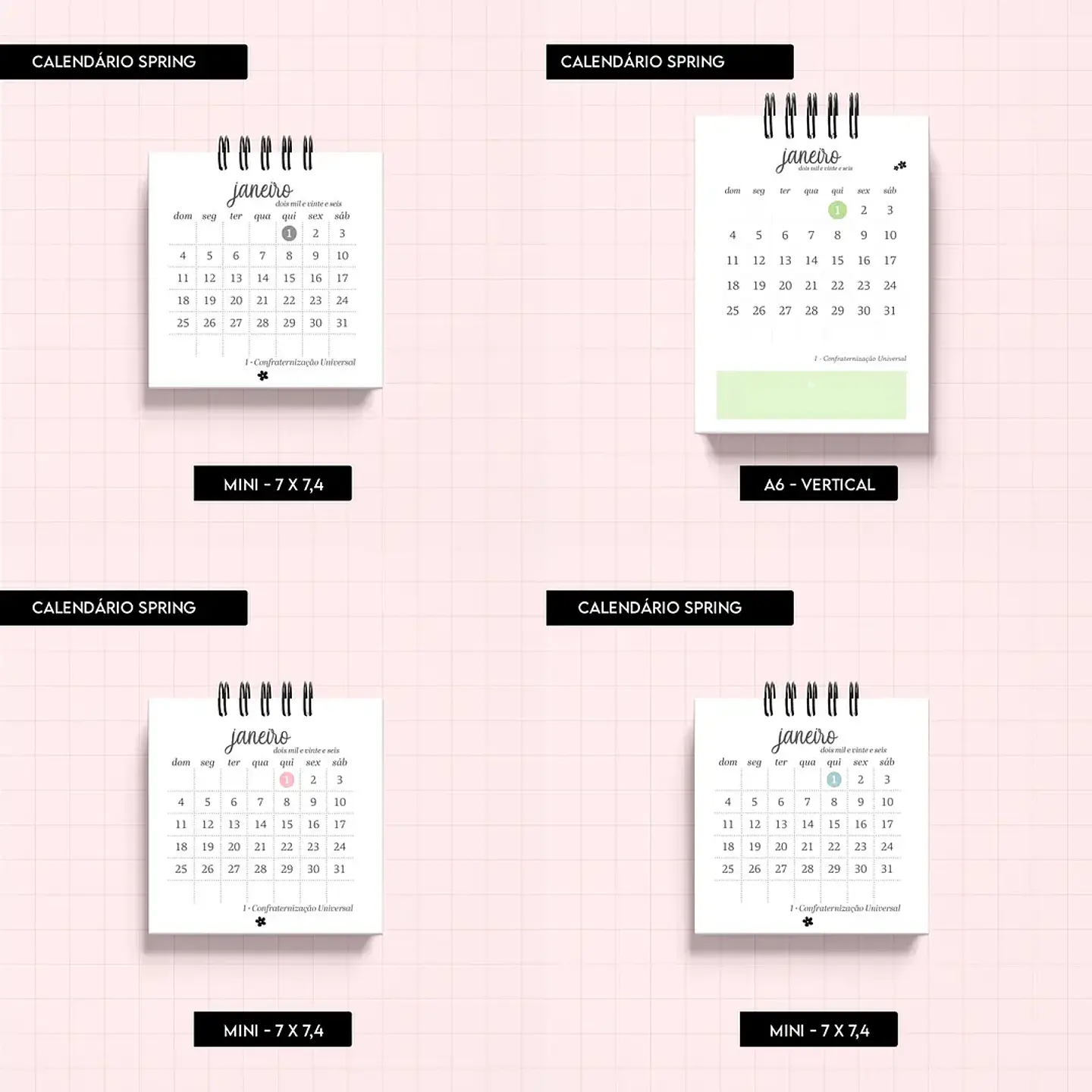 Arquivo Calendário Spring - Trilha de Papel 8