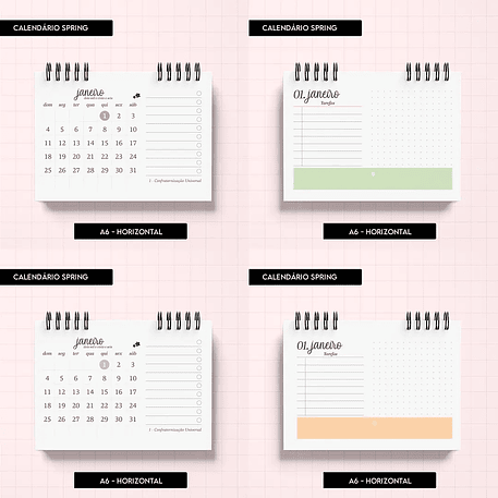 Arquivo Calendário Spring - Trilha de Papel 9