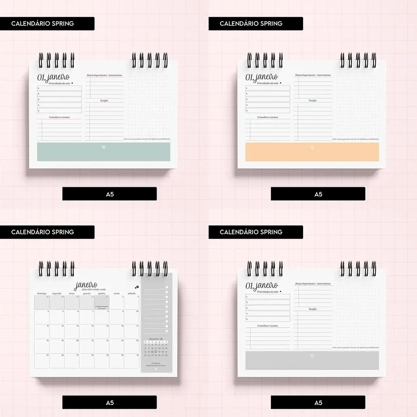 Arquivo Calendário Spring - Trilha de Papel 10