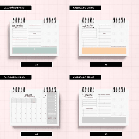 Arquivo Calendário Spring - Trilha de Papel 10