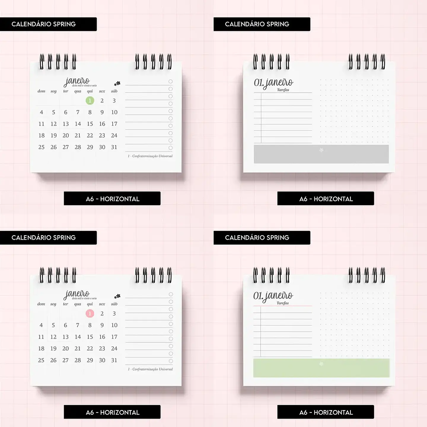 Arquivo Calendário Spring - Trilha de Papel 11