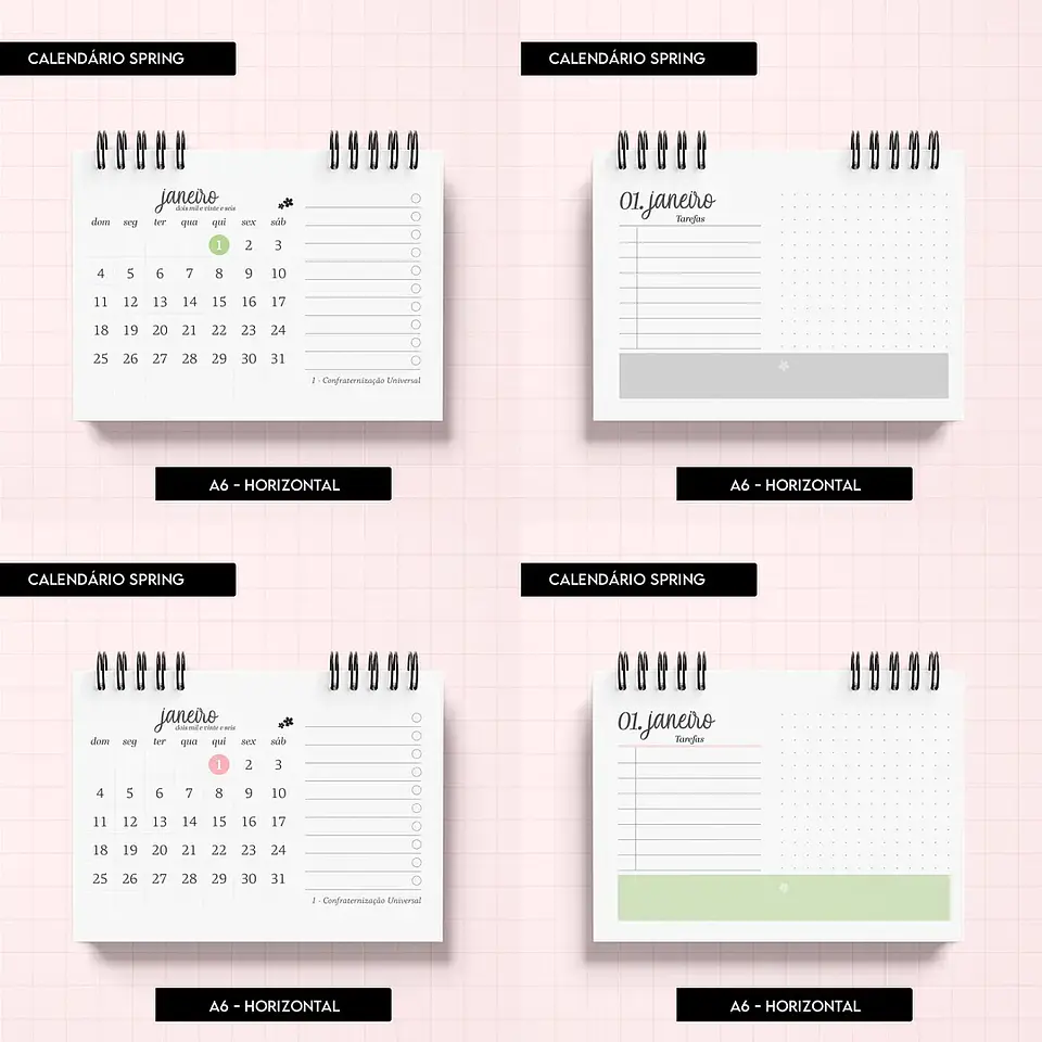 Arquivo Calendário Spring - Trilha de Papel 11