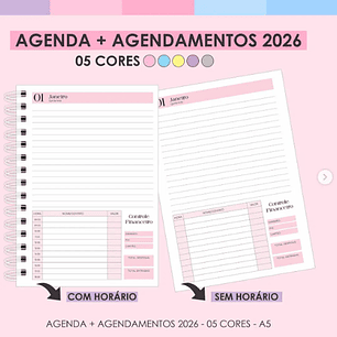 Arquivo Agenda + Agendamentos Tradicional 2026