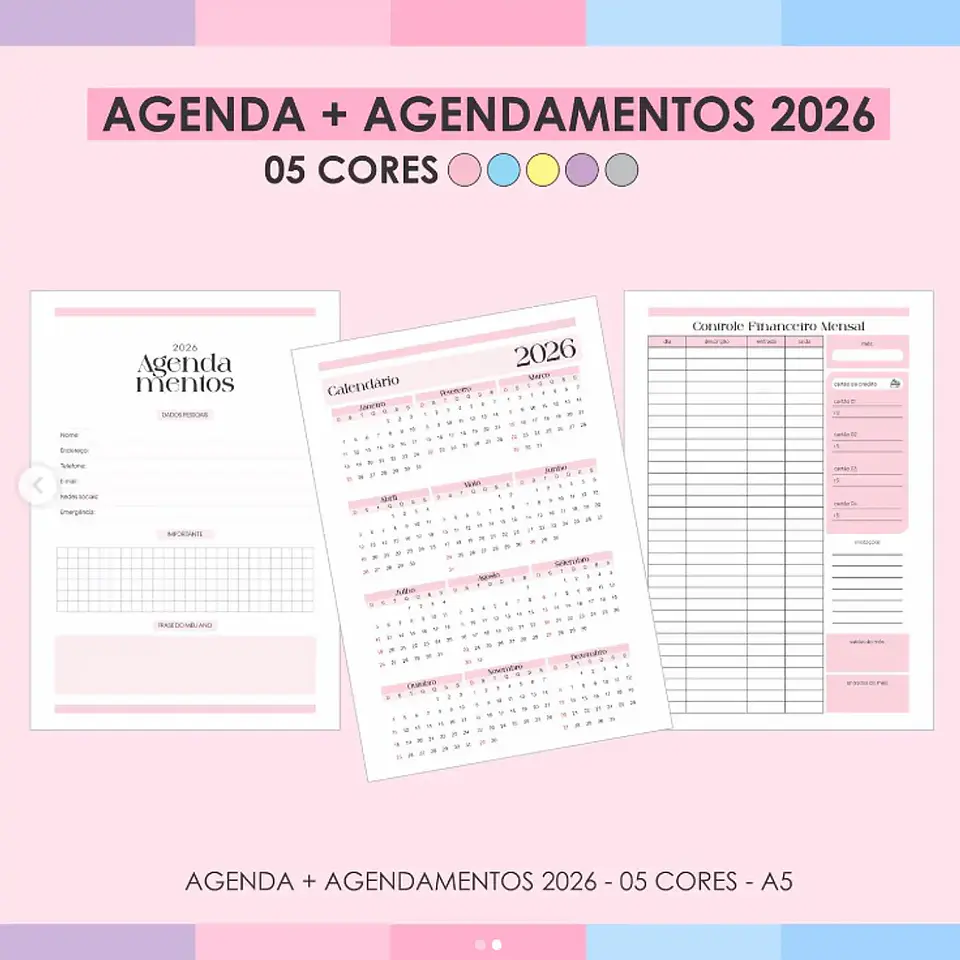 Arquivo Agenda + Agendamentos Tradicional 2026 2