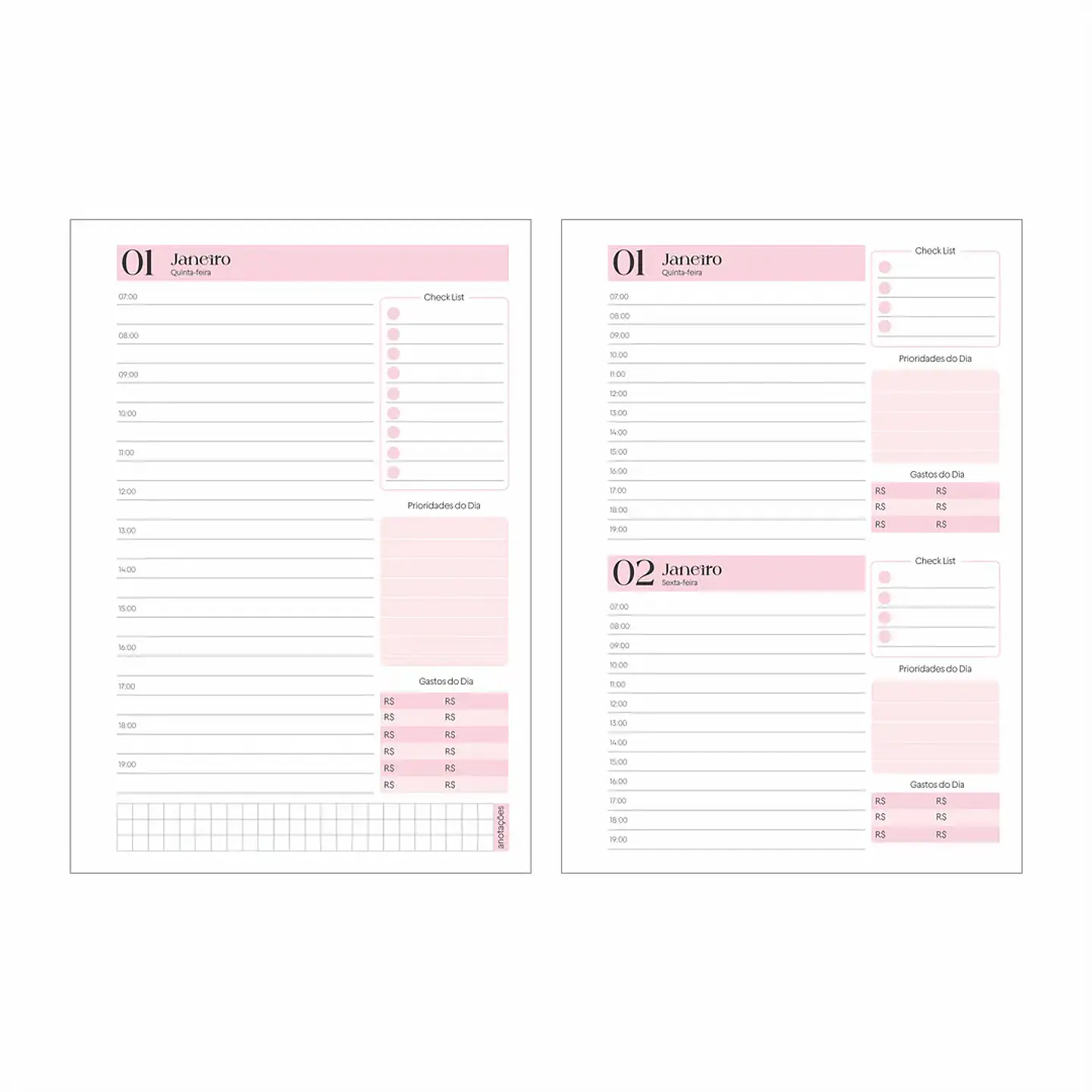 Arquivo Mini Agenda 05 Cores 2026 2