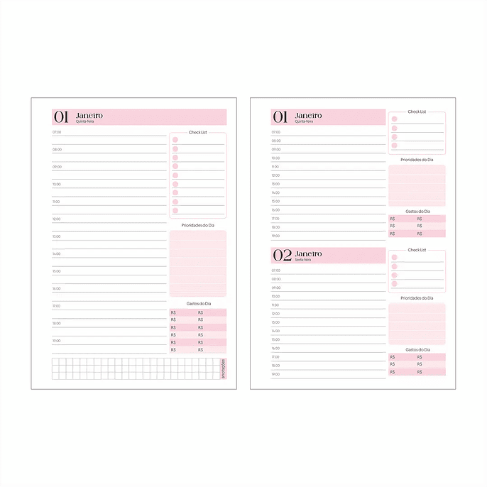 Arquivo Mini Agenda 05 Cores 2026 2